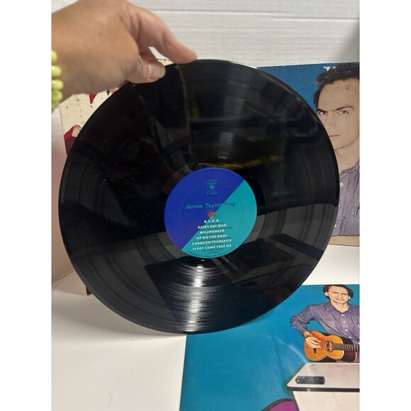 James Taylor Flag 1979 Vinyl Album CBS Inc. - Picture 4 of 6